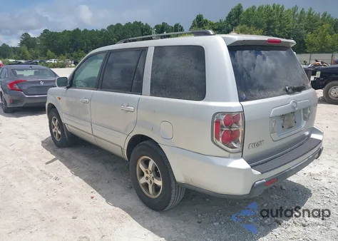 2006 Honda Pilot Ex-L из США, поврежденный, VIN 5FNYF28606B006851